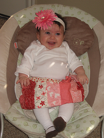 My sister Emma was born