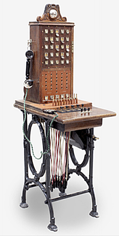 Centralita manual de batería local