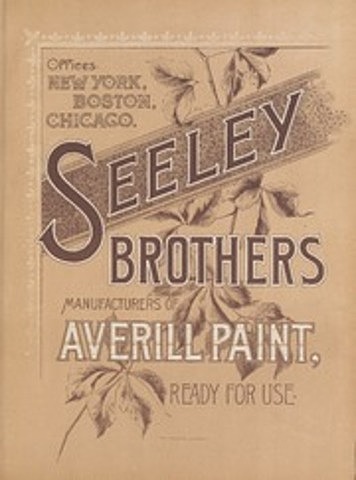 La compañía de pinturas Averill recibe la primera marca de fábrica.