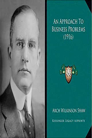 Shaw publica "Algunos problemas de la distribución", primer libro de marketing como hoy se entiende.