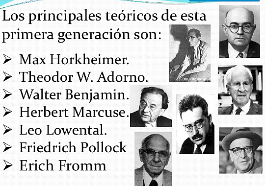 PRIMERA GENERACIÓN PRINCIPALES EXPONENTES