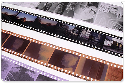 fotografía en color y el revelado de diapositivas