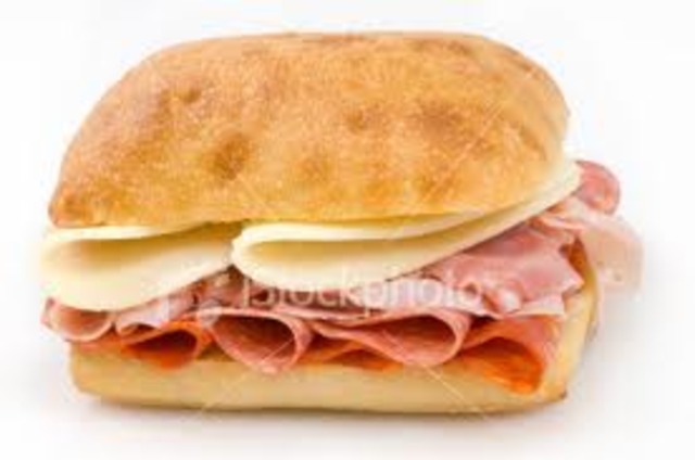 Ham and Cheese Sandwich