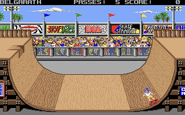 the first extreme skateboarding games became a thing