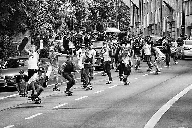 "go skateboarding day" became