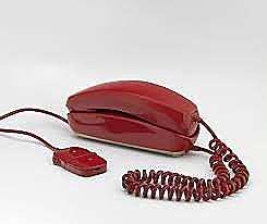 Teléfono automático de batería central, modelo góndola (1968)