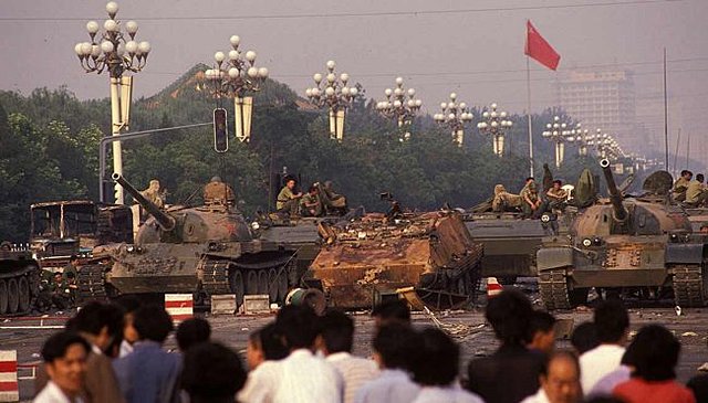 La matanza en la Plaza de Tiananmen en China