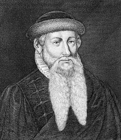 Johann Gutenburg's printing press.