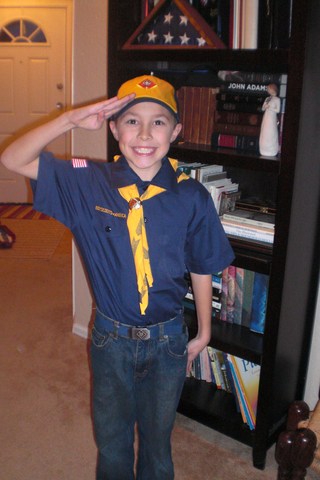 My first day of scouting!