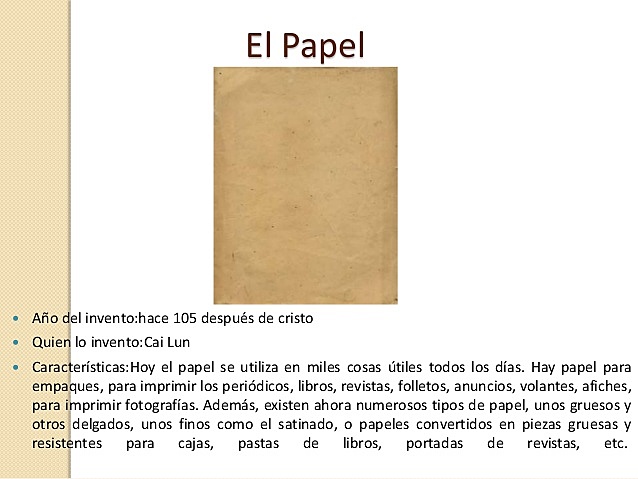 EL PAPEL