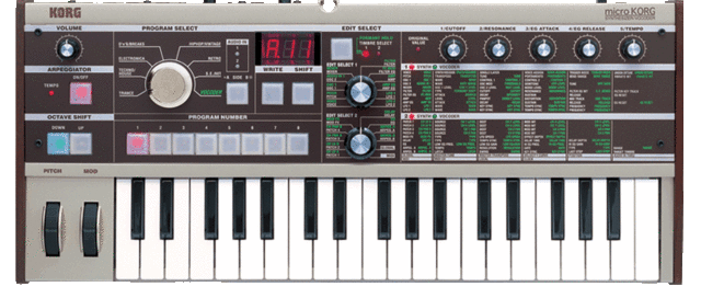 Experiments on Synthesizers Keyboards