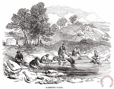 an unrecorded discovery of gold