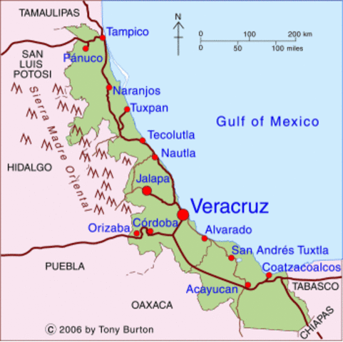 Veracruz is established.