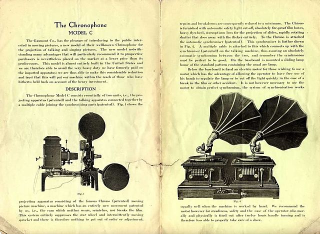 Cronófono  - Léon Gaumont