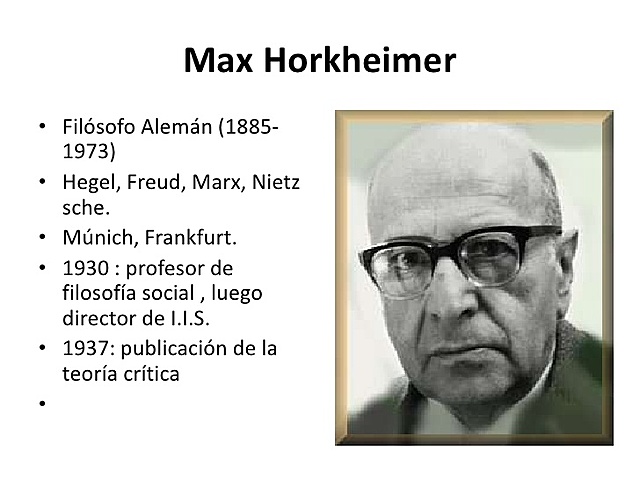 Teoría tradicional y teoría crítica Horkheimer
