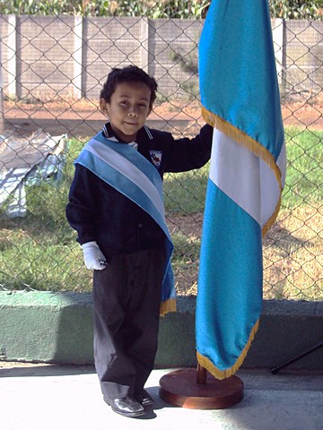 Abanderado por primera vez