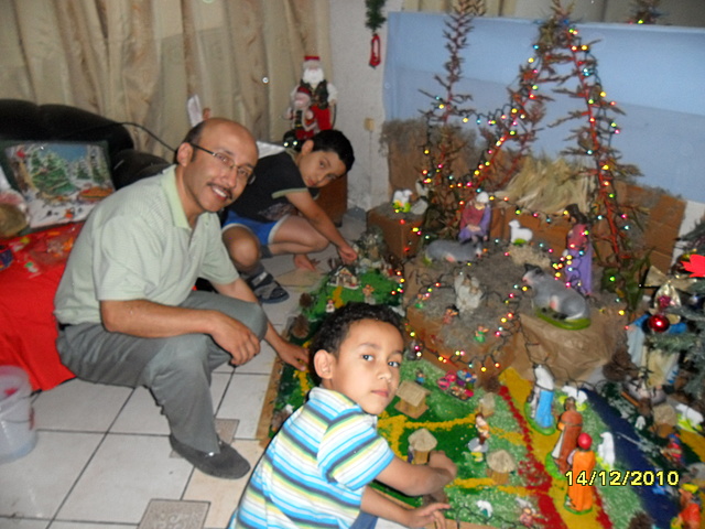 Creación del primer Nacimiento familiar que ayudé a hacer