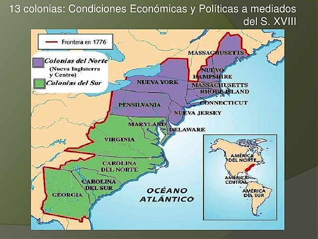 INDEPENDENCIA DE LAS COLONIAS BRITANICAS