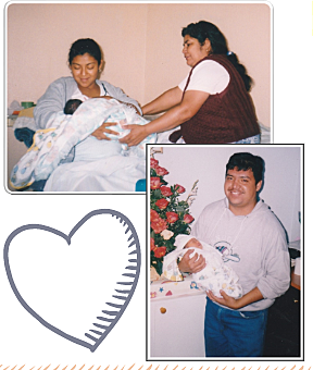 Mi abuelita Esperanza y mi tío Herber me conocen