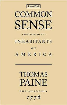 Publication of Common Sense by Thomas Payne