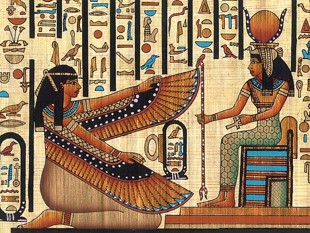 Los Egipcios idearon la manera de realizar representaciones