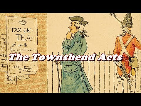 Townshend Acts & colonists response