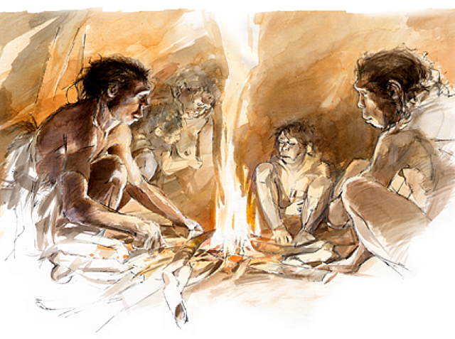 humans discovered fire