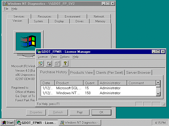 Windows NT 4.0