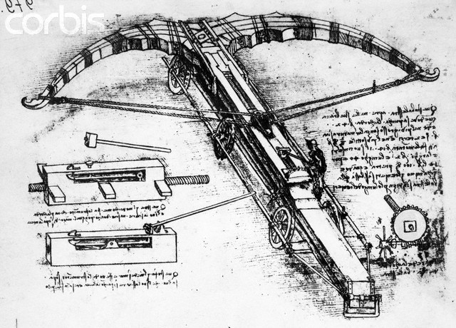leonardo da vinci(cross bow)