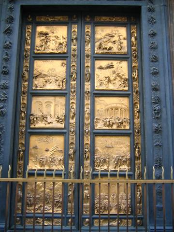Lorenzo Ghiberti finishes doors!