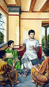 San Agustín en Milán