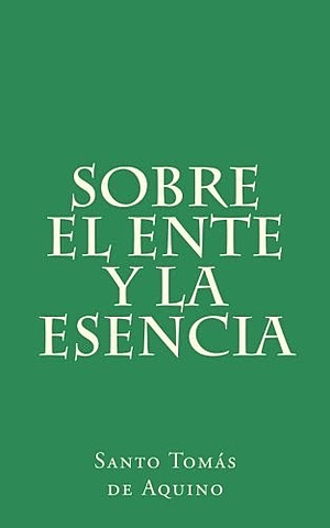 sobre el ente y la esencia