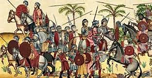 Los lombardos ingresan a Italia, conquistan Po y llegan a Benevento, extendiendo la barbarie por toda Italia.