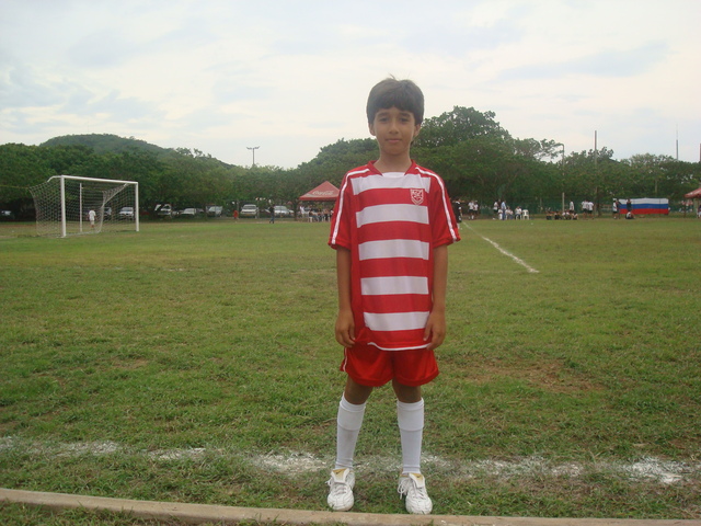 My first soccer practice