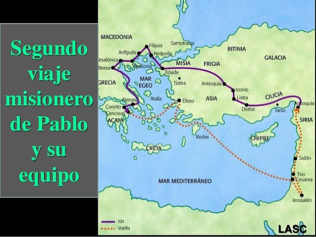 Segundo viaje misionero de Pablo