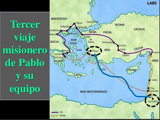 Tercer viaje misionero de Pablo.
