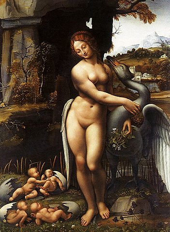 "Leda y el cisne"