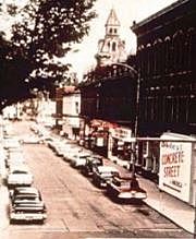 Primer pavimento de concreto en América