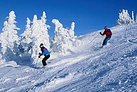 Zum ersten Mal ging Levon Skifahren