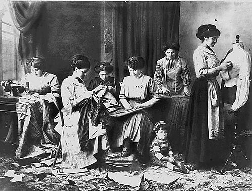 Women being referred as “Dressmakers” 1918