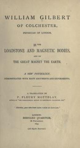 On the Magnet and Magnetic Bodies, and on the Great Magnet the Earth