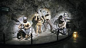 la explotación en las minas