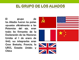 Contrarrestan los Aliados el ataque de Alemania y los países del eje