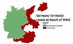 GERMANY LOSING TERRITORIES