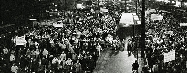 La Caida del muro de Berlín.