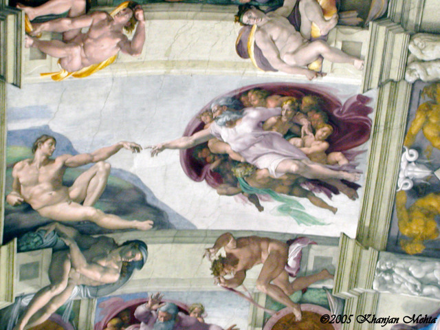 Michelangelo painted the Sistine Chapel ceiling from 1508-1512.