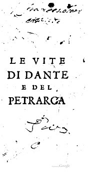 Le vite di Dante e del Petrarca
