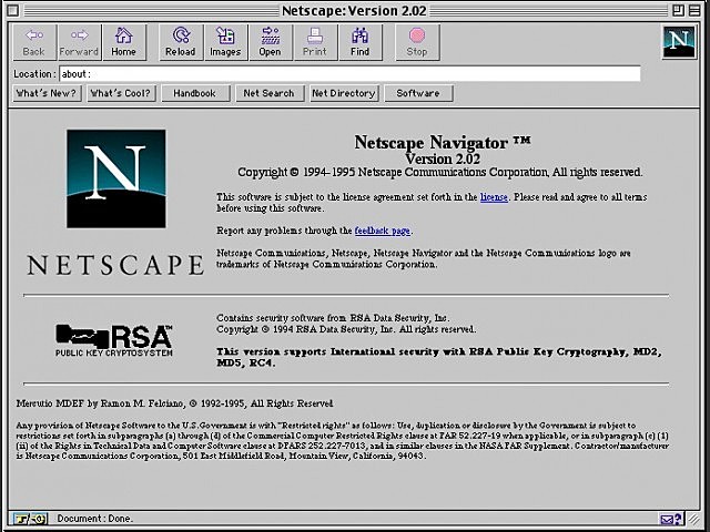 Netscape Navegator 2.0