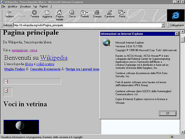 Microsoft Internet Explorer 3.0