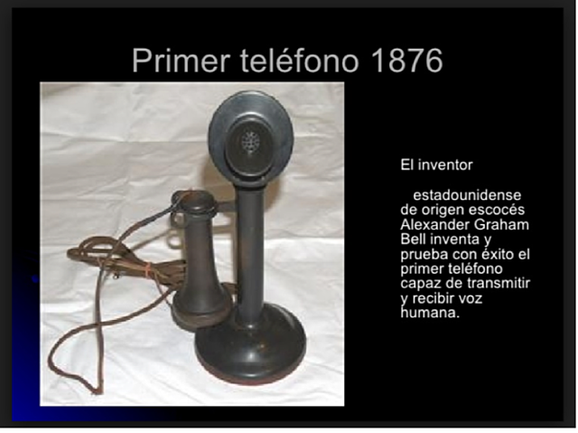 Primer teléfono capaz de trasmitir y recibir voz humana
